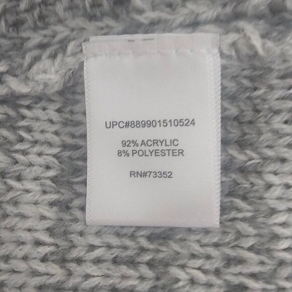 It's Our Time Gray Ribbed Turtleneck Sweater – Size XS – Soft Knit - Picture 5 of 7